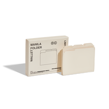 Manila Folder Wallet