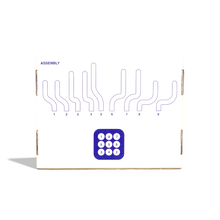 Bloom Candle - Blue Painted Base