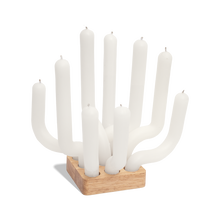 Bloom Candle - Natural Wood Base