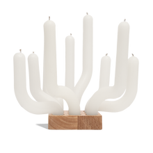 Bloom Candle - Natural Wood Base